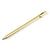 New - BOLT Retractable Nib Fountain Pen - Brass